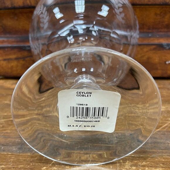 Waterford Ceylon Goblet. - Picture 5 of 5